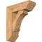 Ekena Millwork Imperial Slat Smooth Bracket w/ Offset Brace, Western Red Cedar, 7 1/2"W x 22"D x 26"H BKT0806X22X26IMP06SWR - alternate 1